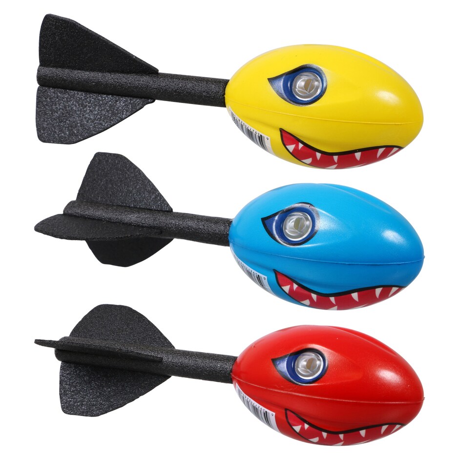 Bulk Whistle Tail Shark LongDistance Footballs, 12.125x3.25 in