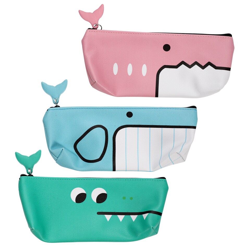 Bulk Jot Sea Creature Pencil Pouches, 8.875x4 in. Dollar Tree