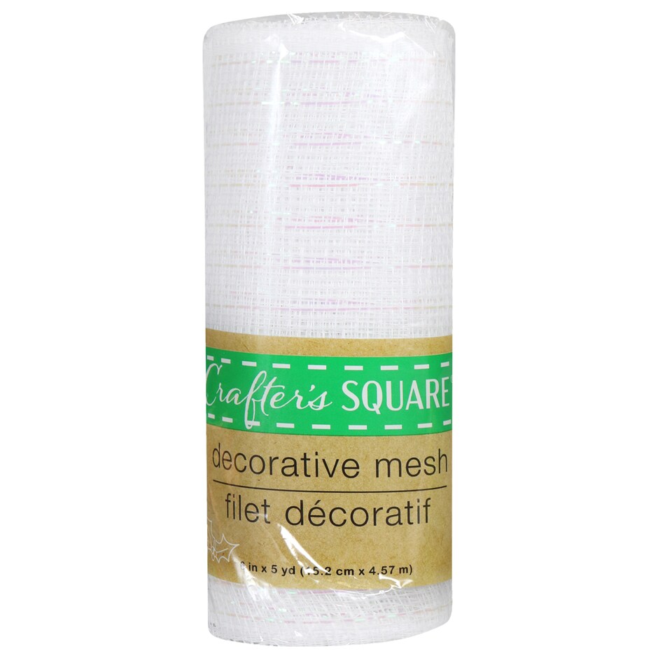 Crafter's Square Harvest Green Decorative Mesh, 5-yd. Rolls; 6 Inches