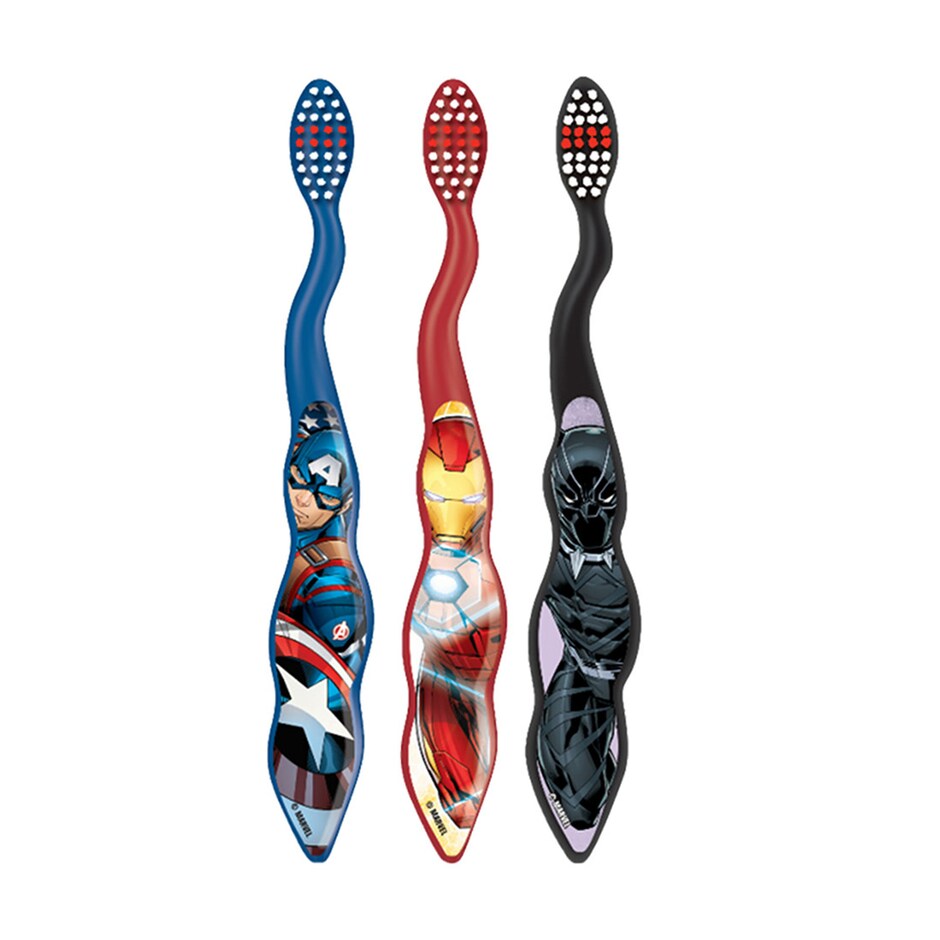 Cepillos de Dientes Firefly pa Ninos, Personajes Chulos, Pack de 3 6