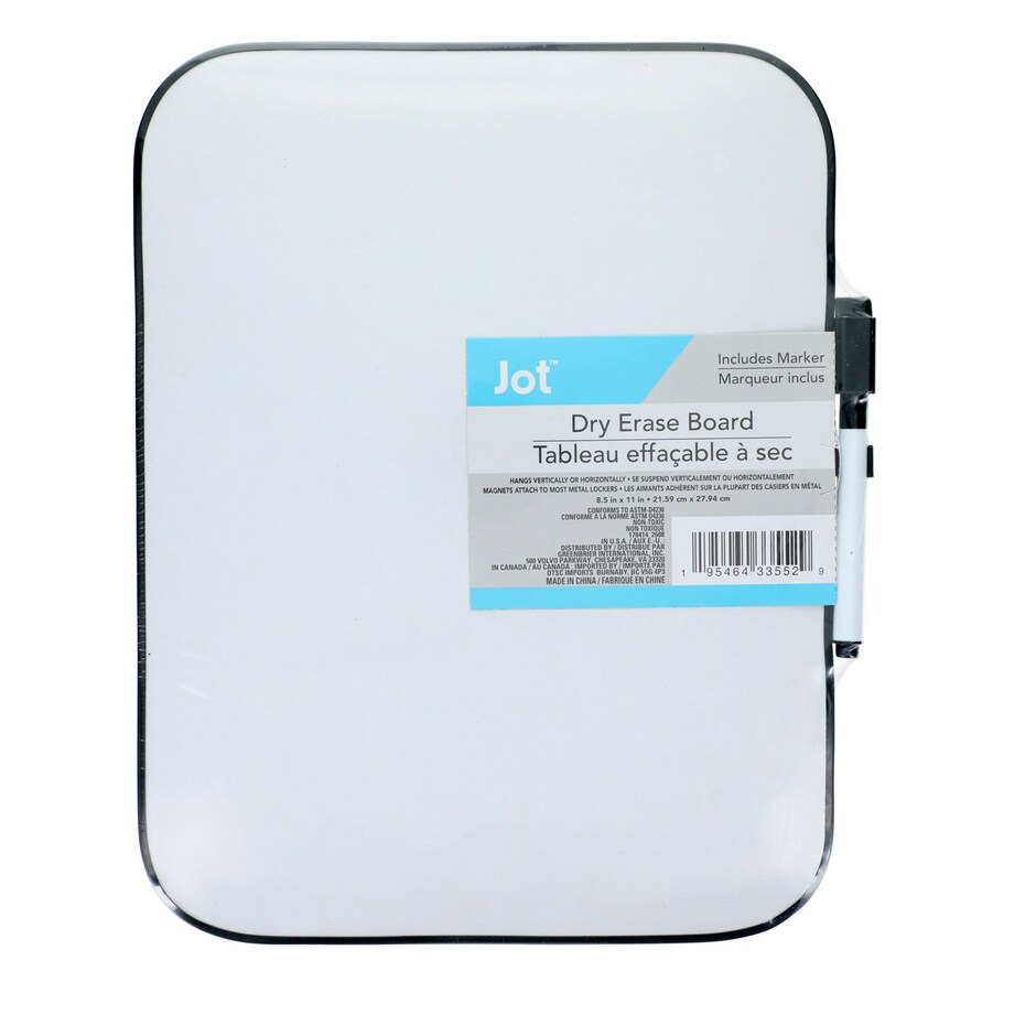 Pizarra Borrable Jot 8.5x11 con Marcador y Borrador pa To 3