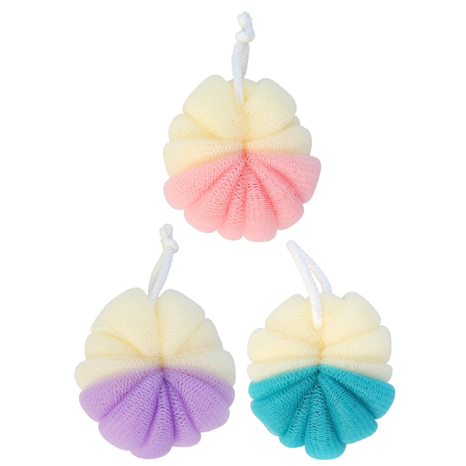 307630April Bath & Shower TwoToned Bath Sponges, 5x3.25 in.