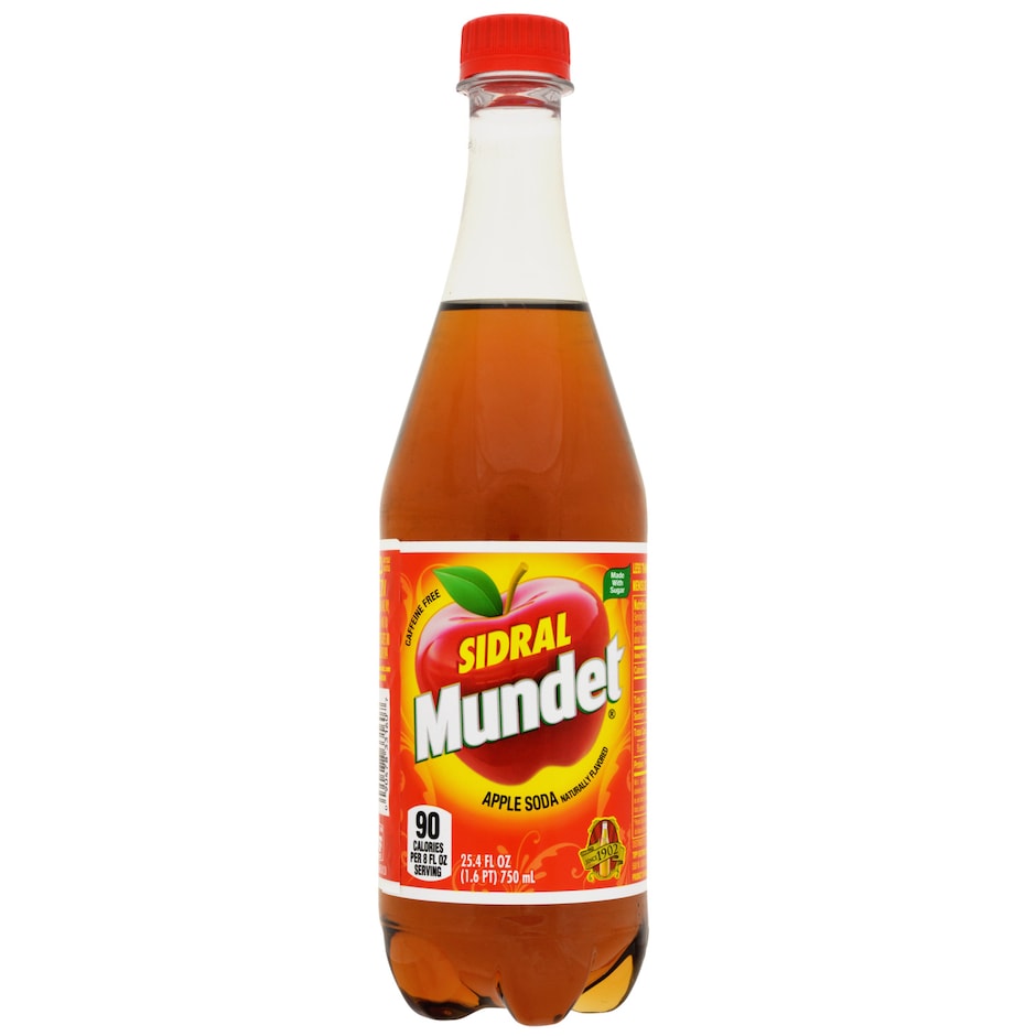 169459Sidral Mundet Apple Soda, 25.4 oz. Bottles