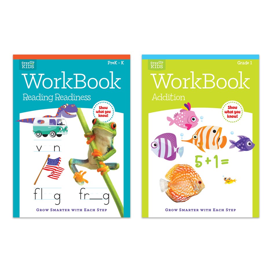 Step Up Kids Learning Workbooks, 10.75 in.