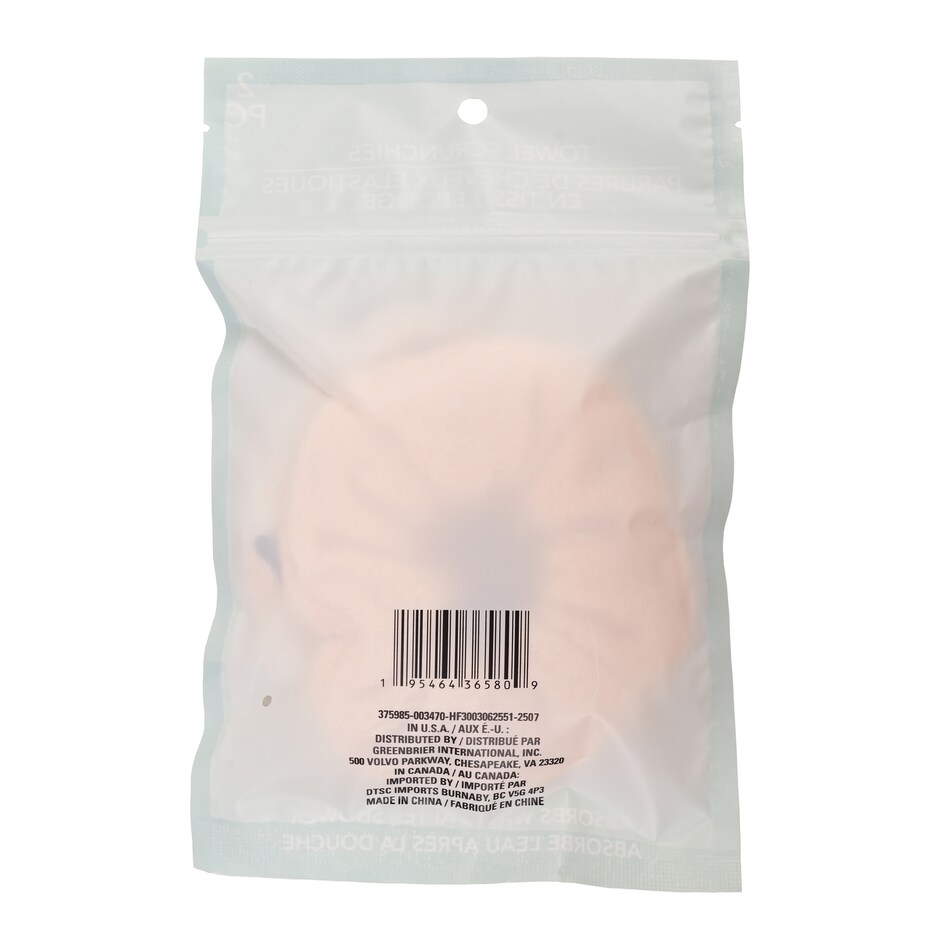 Gomas de Pelo Microfibra Secado Rapido, Colores Surtidos, Pack de 2 4