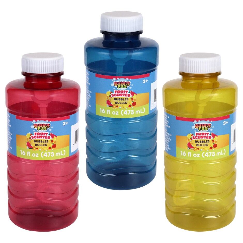 Bulk Fruit Scented Bubbles, 16oz. Bottles Dollar Tree