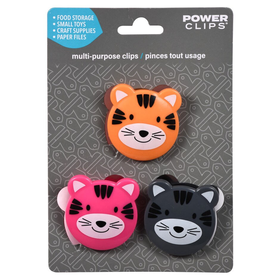 Ganchos Power Clips Chulisimos pa Fundas de Comida 3 Unidades 4