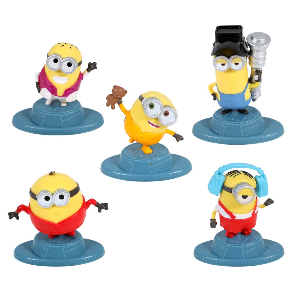 Bulk Minions Character Figurines, 2.375x1.25 in. Dollar Tree