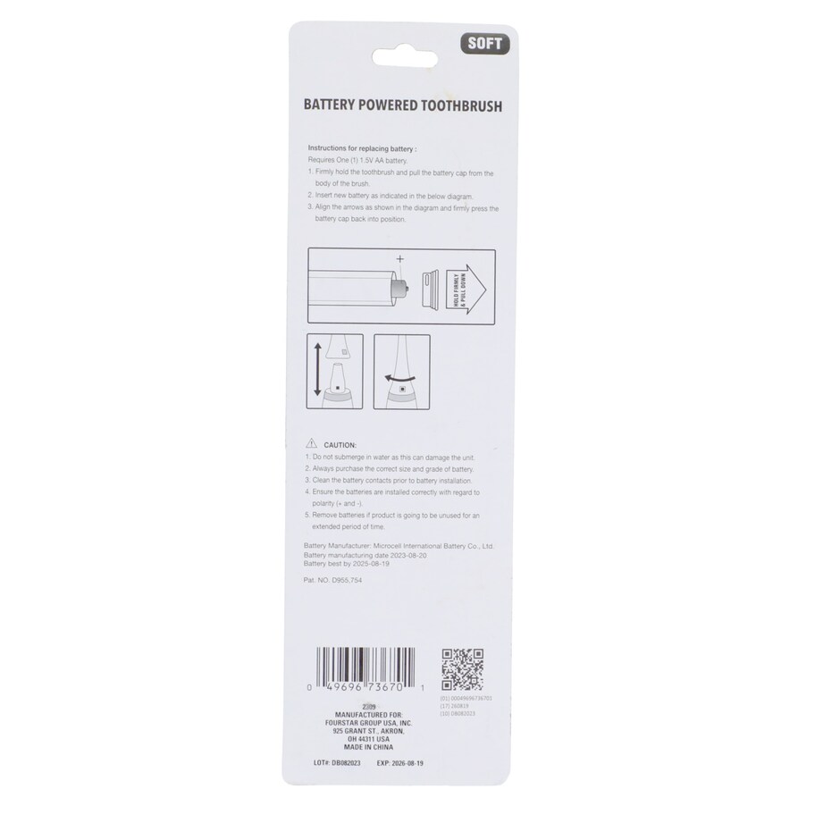 Cepillo de Dientes Luminant con Bateria - Limpieza Facil y Cabezal Removible 6