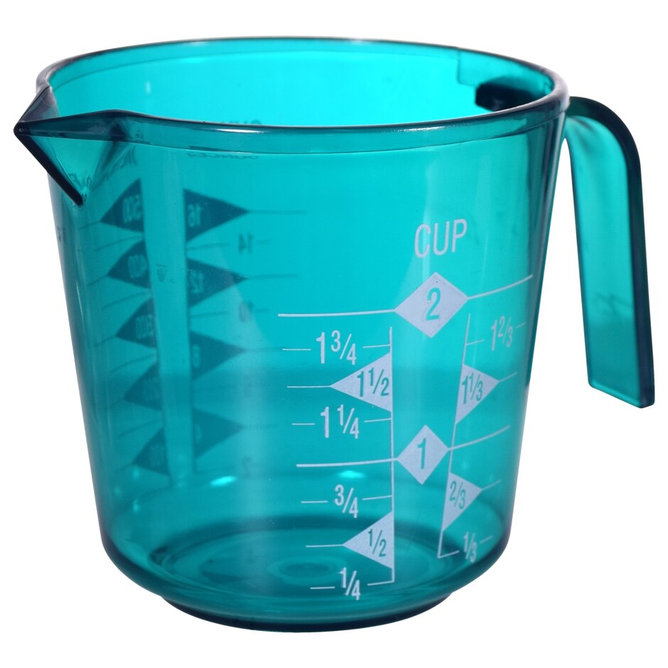 Taza Medidora Plastica 2 Tazas Transparente Cocina Facil Mercablo 5