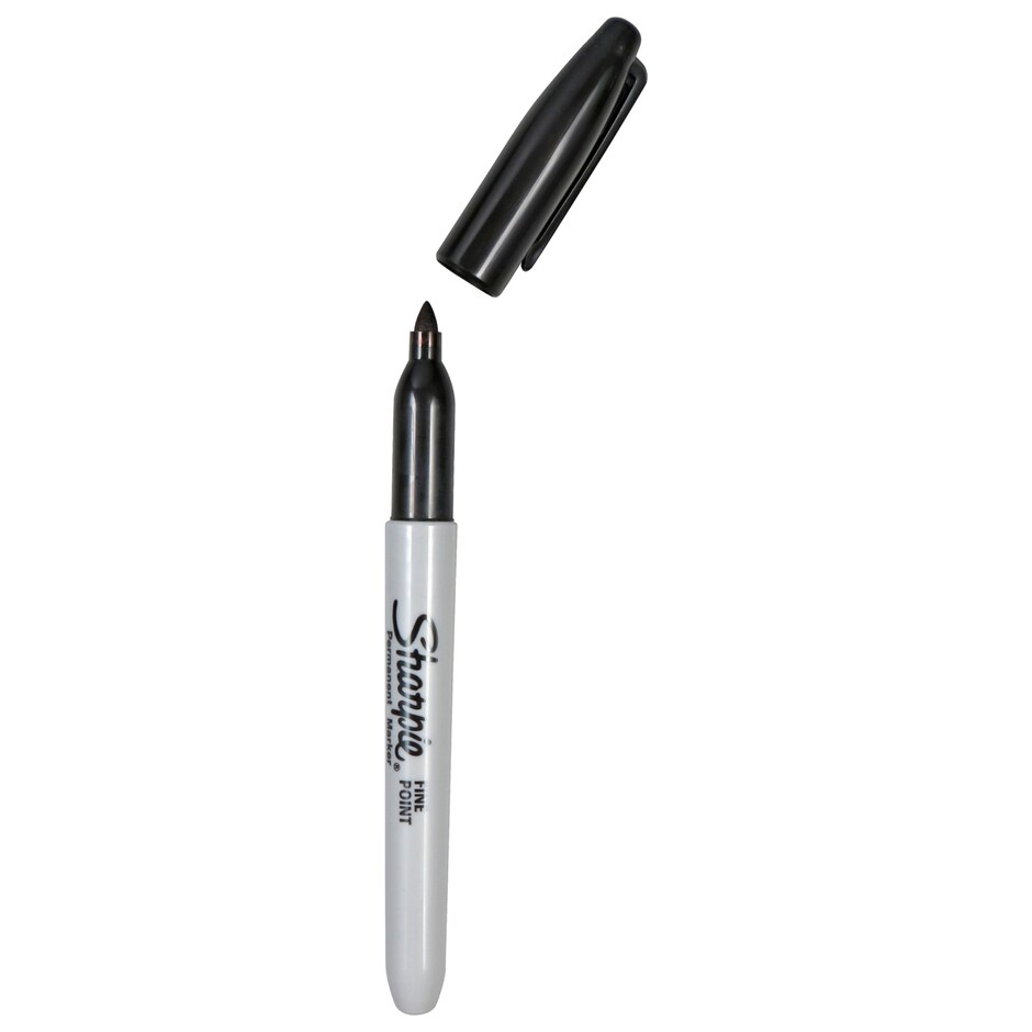 Sharpie Marcadores Negros Punta Fina Pa La Casa Escuela Y Oficina 3