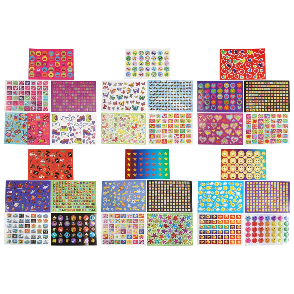Jot Colorful Stickers, 300ct. Packs Dollar Tree