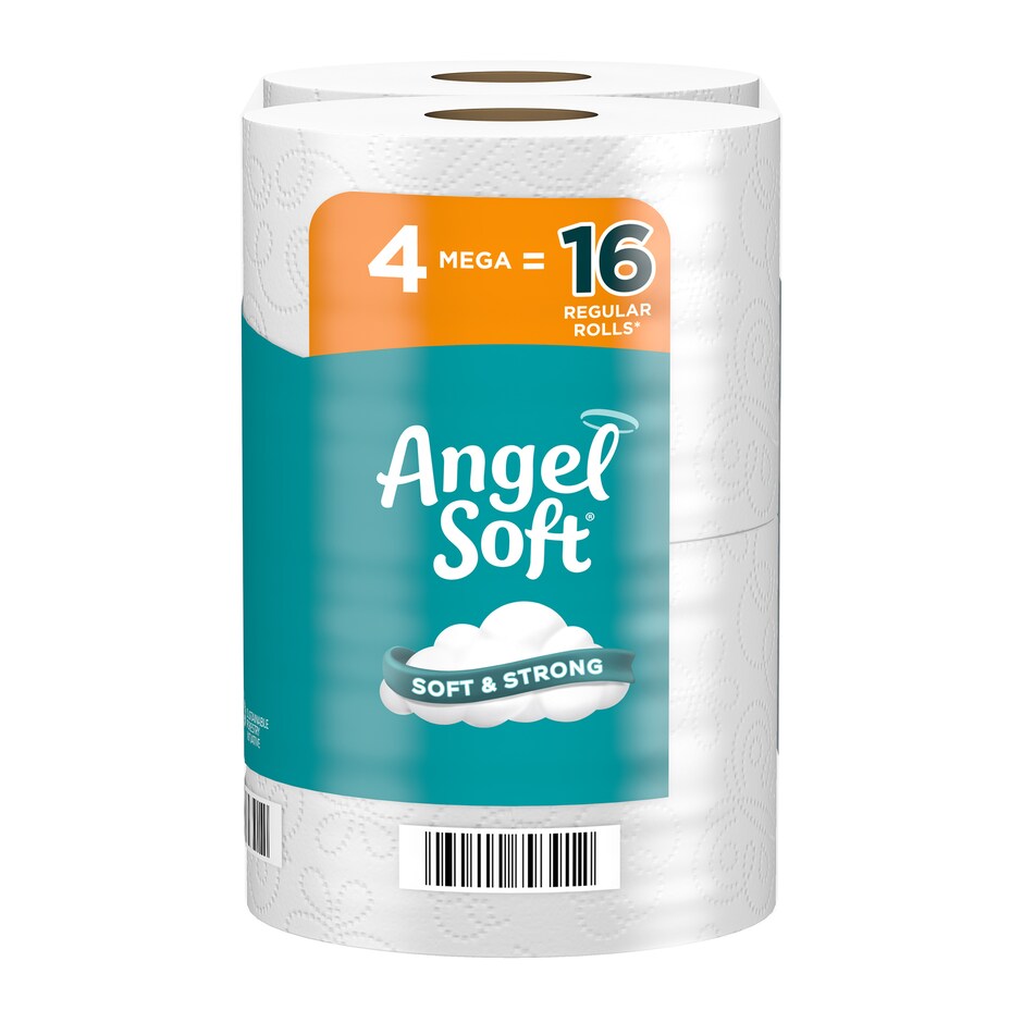 Angel Soft Papel Higienico Mega Roll, Caja de 12 Unidades 5