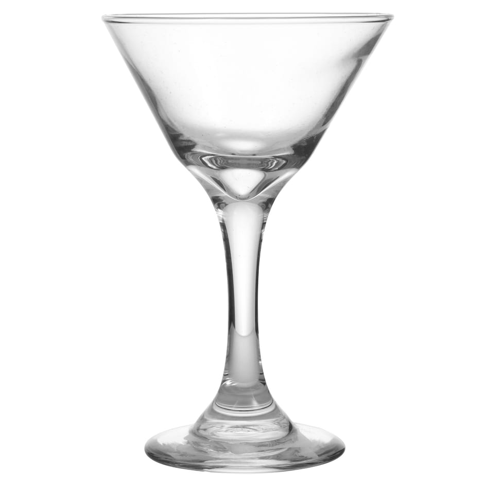Oliver Glass Martini Glasses, 7.5 oz. Dollar Tree