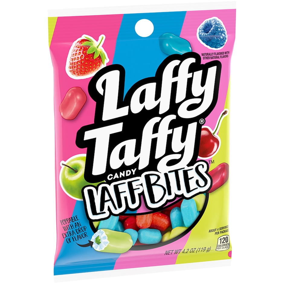 Bulk Laffy Taffy Candy Laff Bites, 4.2oz. Bags Dollar Tree