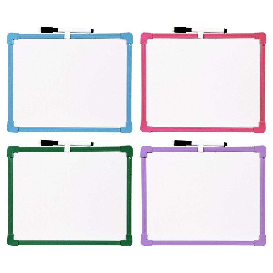 Bulk Jot Dry Erase Boards with Colorful Borders and Dry-Erase Markers ...