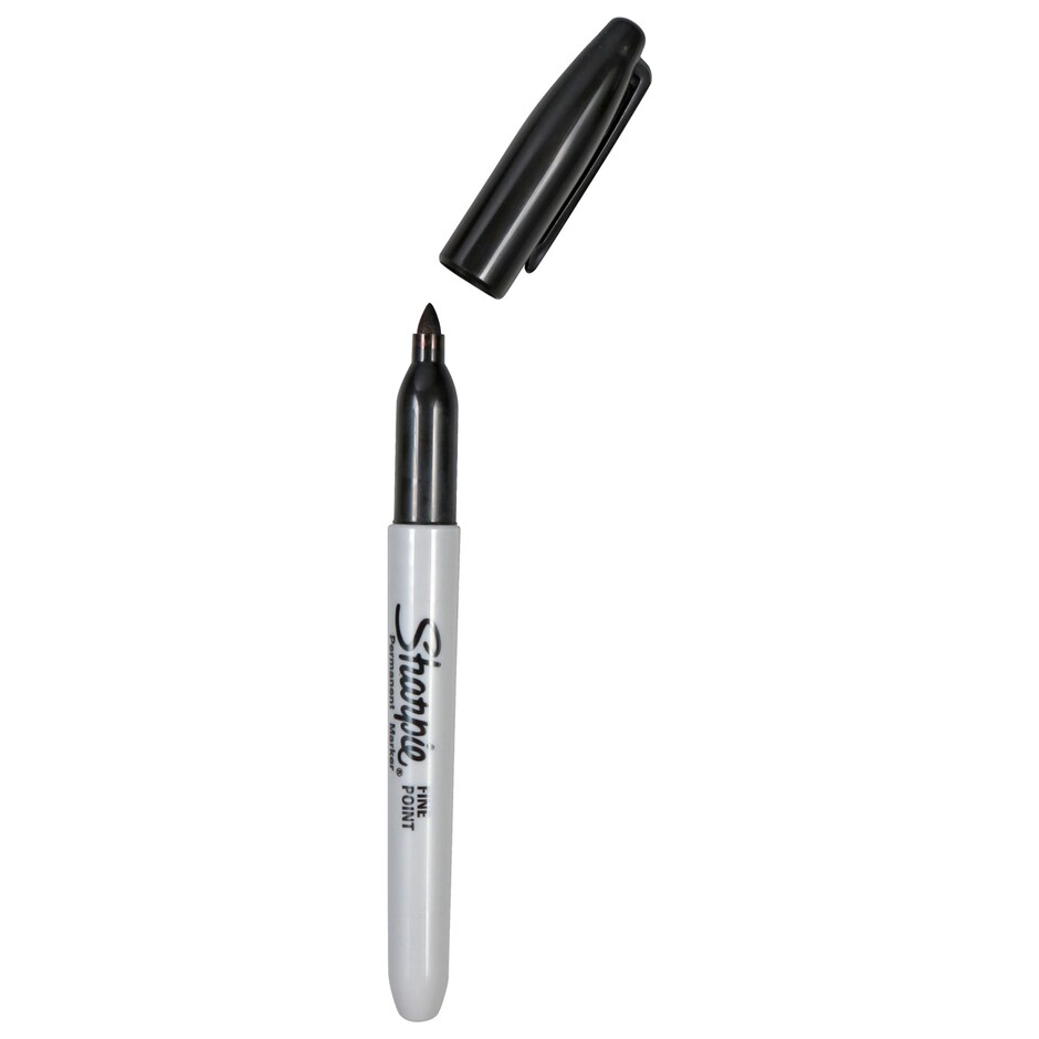 Sharpie Marcadores Negros Punta Fina Pa La Casa Escuela Y Oficina 3