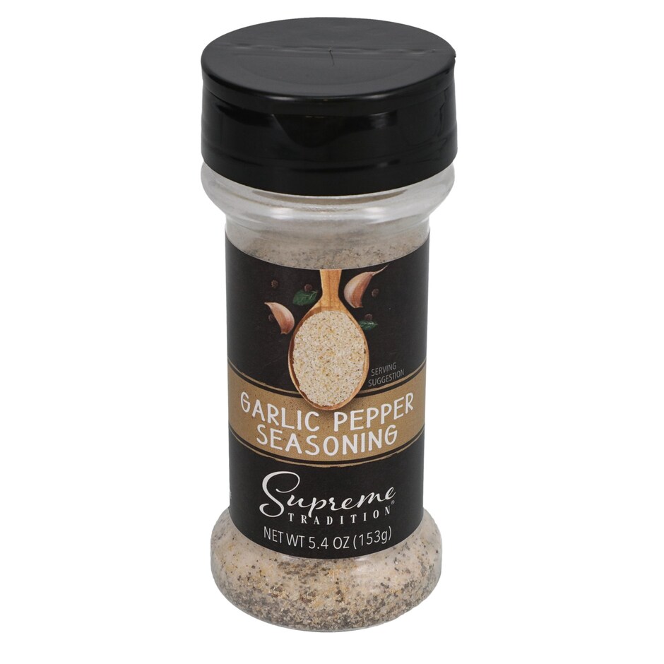 Supreme Tradition Garlic Pepper Seasoning, 5.4-oz.