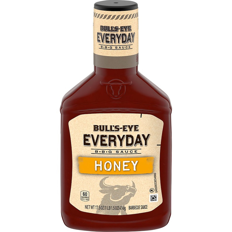 Bull's Eye Everyday Honey BBQ Sauce, 17.5 oz. Bottle