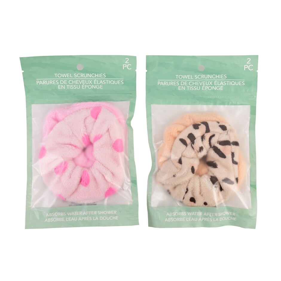 Gomas de Pelo Microfibra Secado Rapido, Colores Surtidos, Pack de 2 5