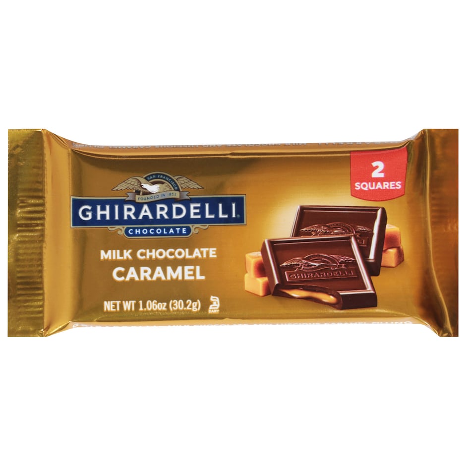 Ghirardelli Milk Chocolate with Caramel Filling, 1.06-oz.