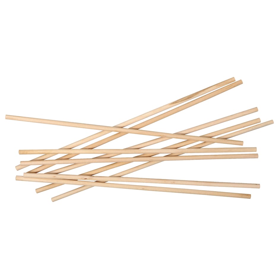 Bulk Crafter's Square Wood Craft Dowels, 10-ct. Packs | Dollar Tree