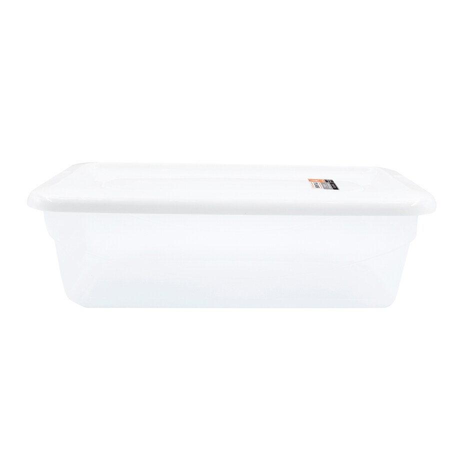 Set de 4 Cajas Plasticas Essentials con Tapa - Organiza Tu Espacio Facil 4