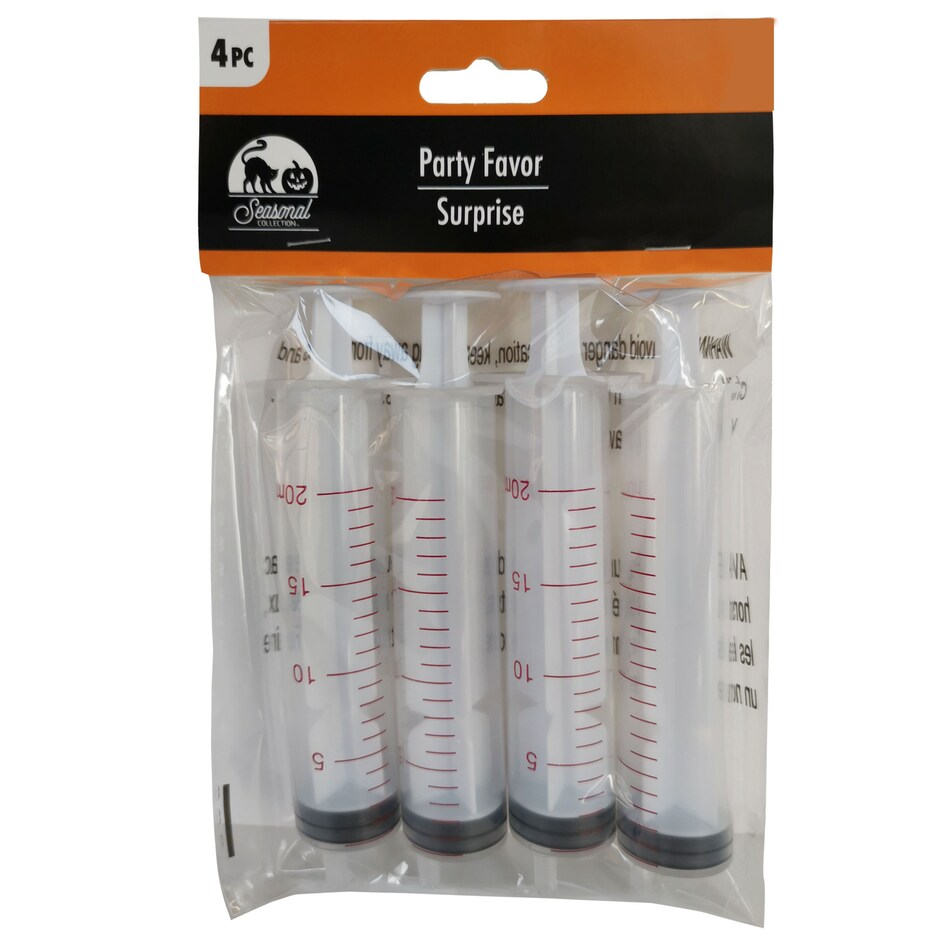 Jeringas Plasticas para Fiestas de Halloween - Pack de 3 Cajas 3