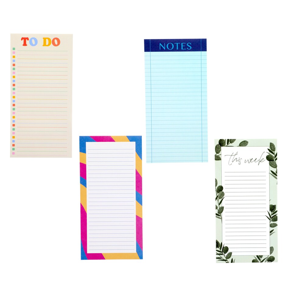 Bulk Jot Decorative Notepads, 4x8 in. Dollar Tree