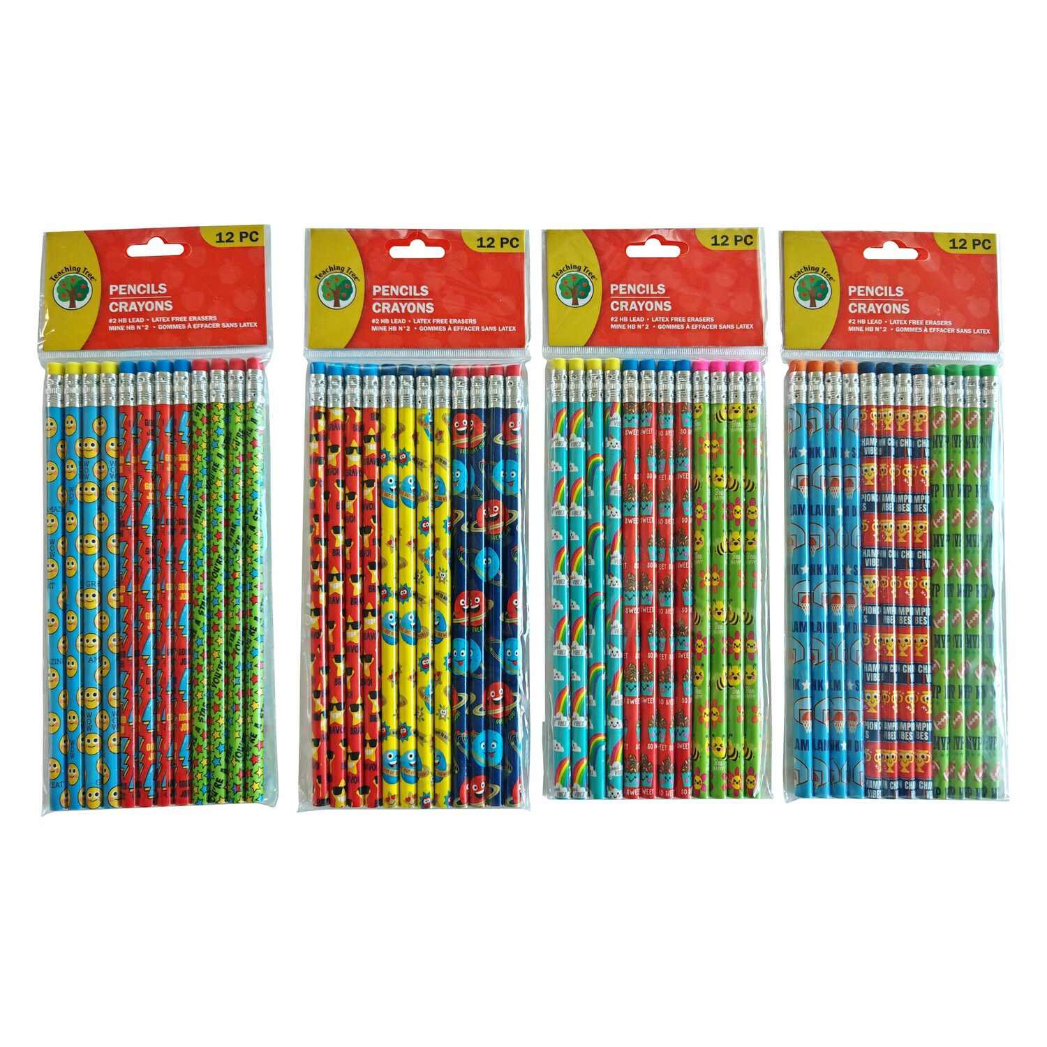 Teaching Tree Motivational #2 Pencils, 12-ct. Packs — coming to Dollar Tree Oct 30, 2026