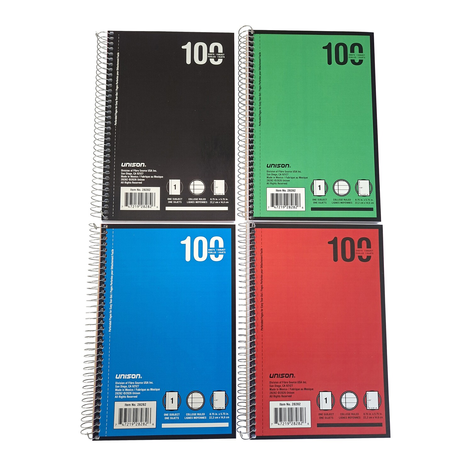 Jot Spiral-Bound Notebooks, 100 Pages — coming to Dollar Tree Aug 28, 2026