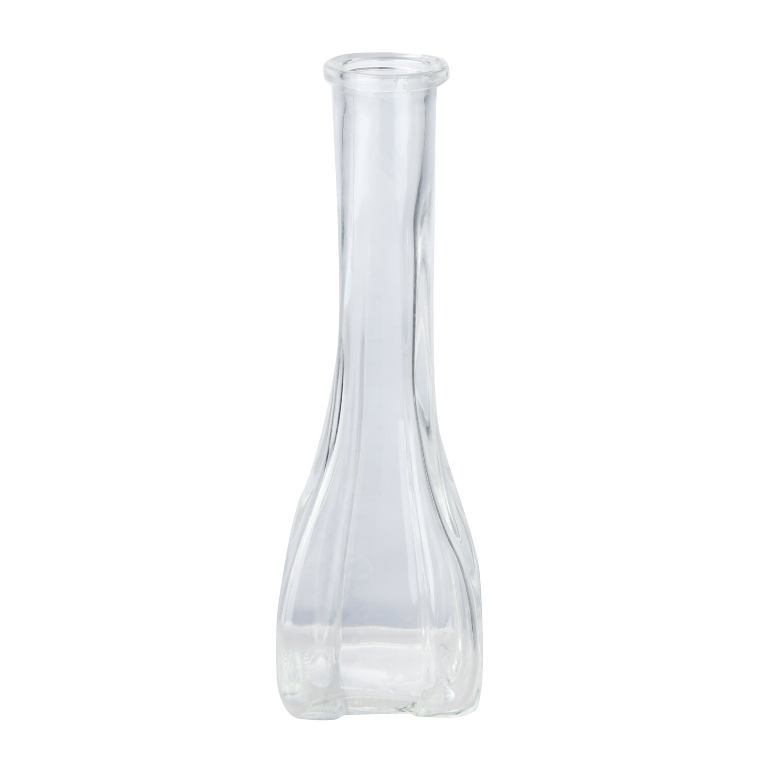 Clear Glass Ribbed Bud Vases, 8.5 in. — coming to Dollar Tree Sep 14, 2026