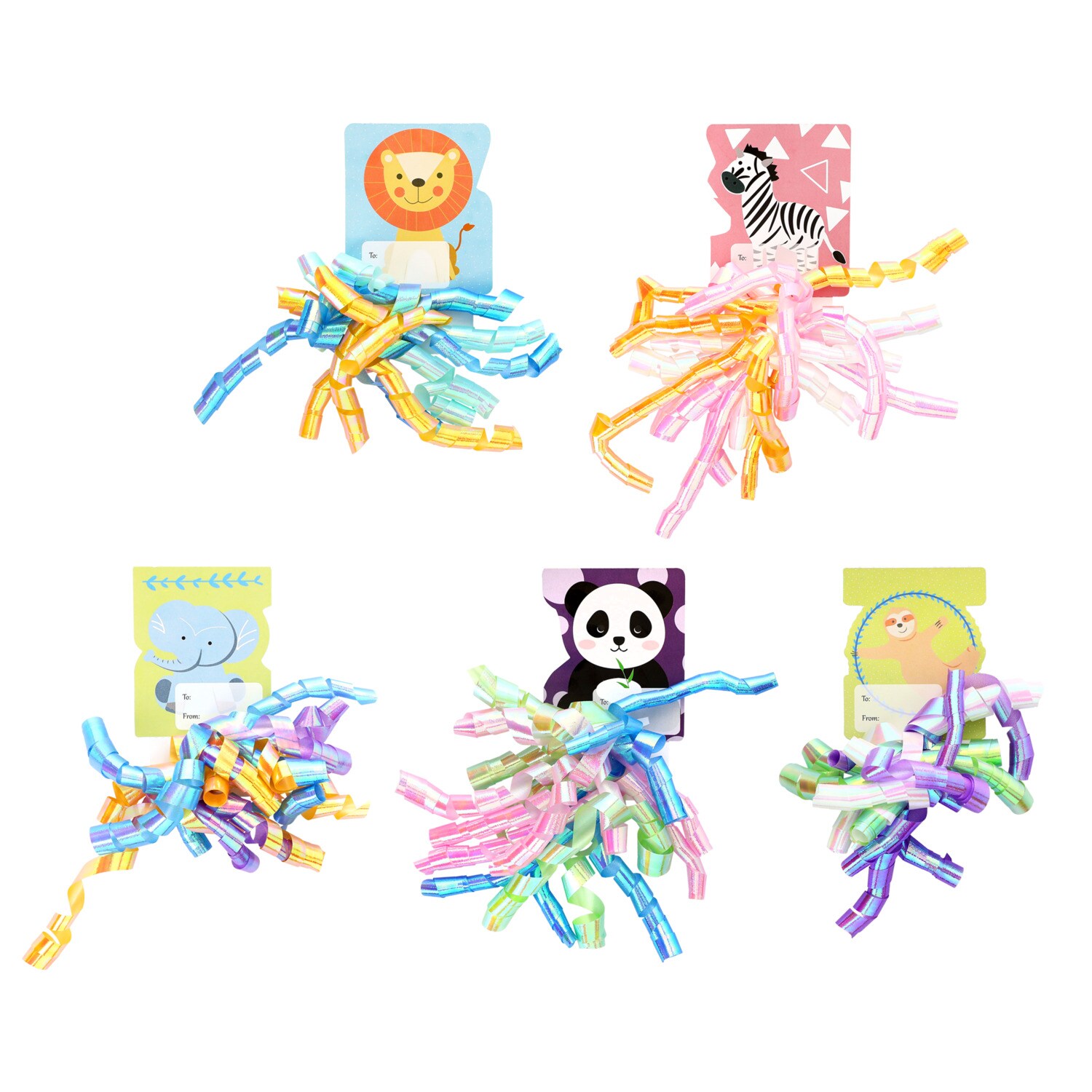 Voila Infant Curly Bows with Matching Gift Tags — coming to Dollar Tree Dec 4, 2026