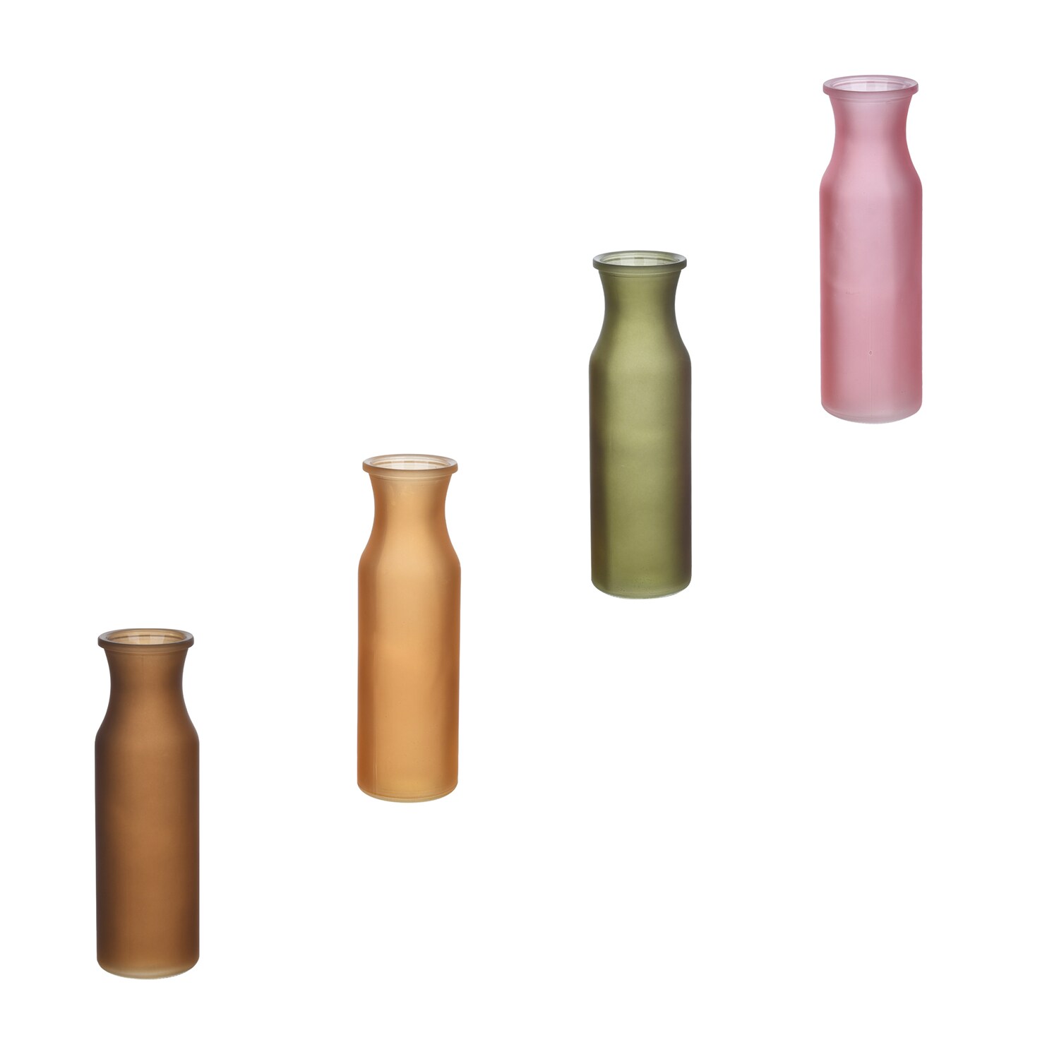 Translucent Glass Milk Bottle Vases, 7.75-in. — coming to Dollar Tree Aug 28, 2026