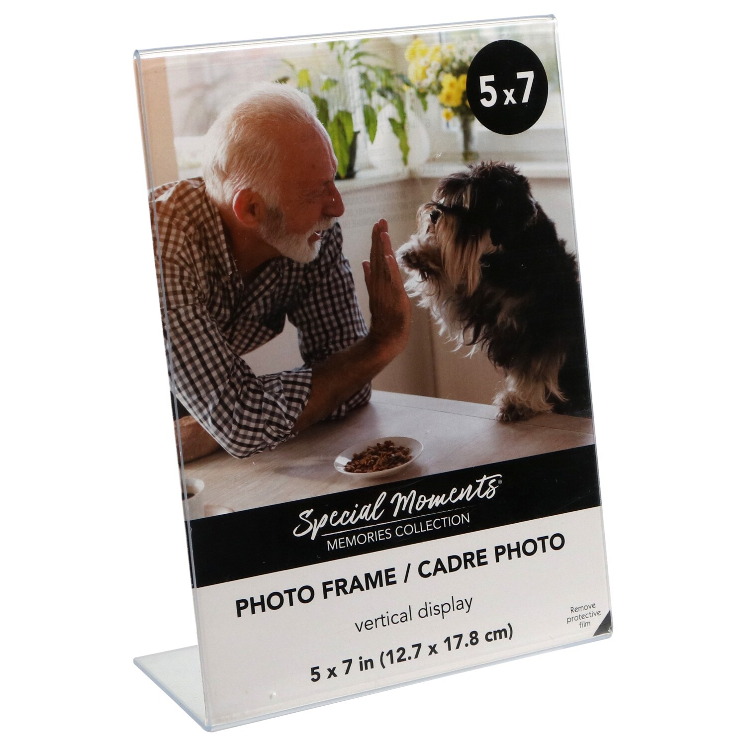 Special Moments Freestanding Borderless Vertical Plastic Picture Frames, 5x7 in. — coming to Dollar Tree Sep 5, 2026