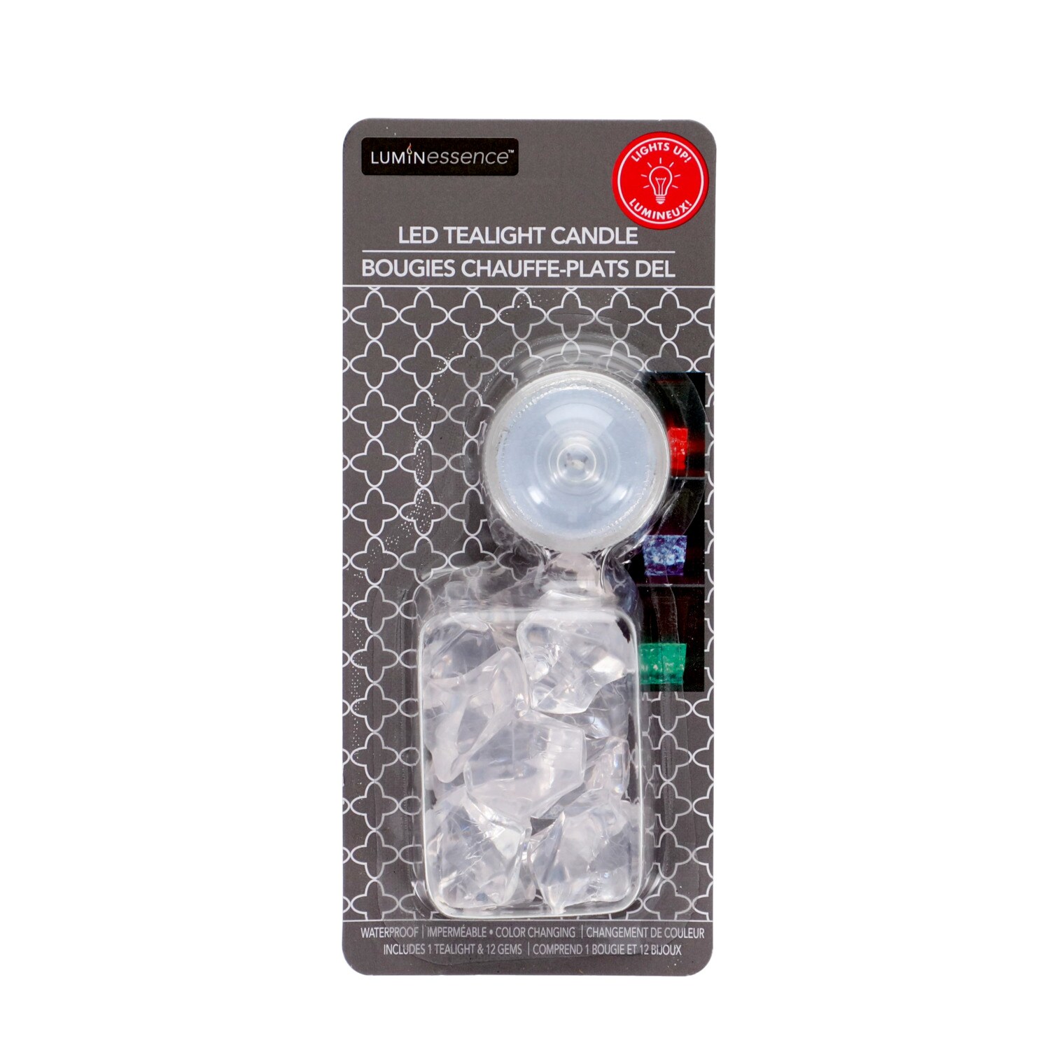 Luminessence LED Tealight Candle With Gem — coming to Dollar Tree Oct 29, 2026