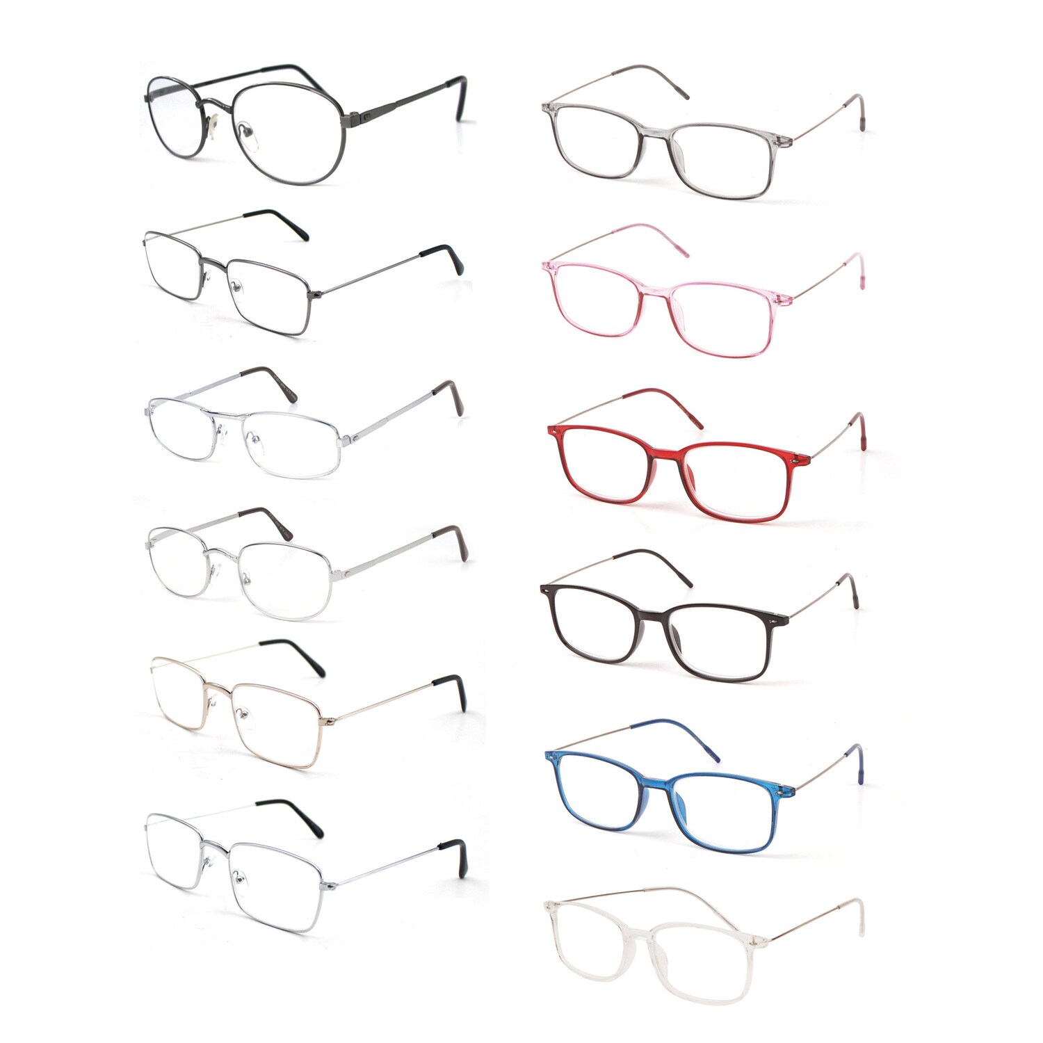 1.00 Diopter Wire-Rimmed Reading Glass, Assorted Styles. — coming to Dollar Tree Nov 3, 2026