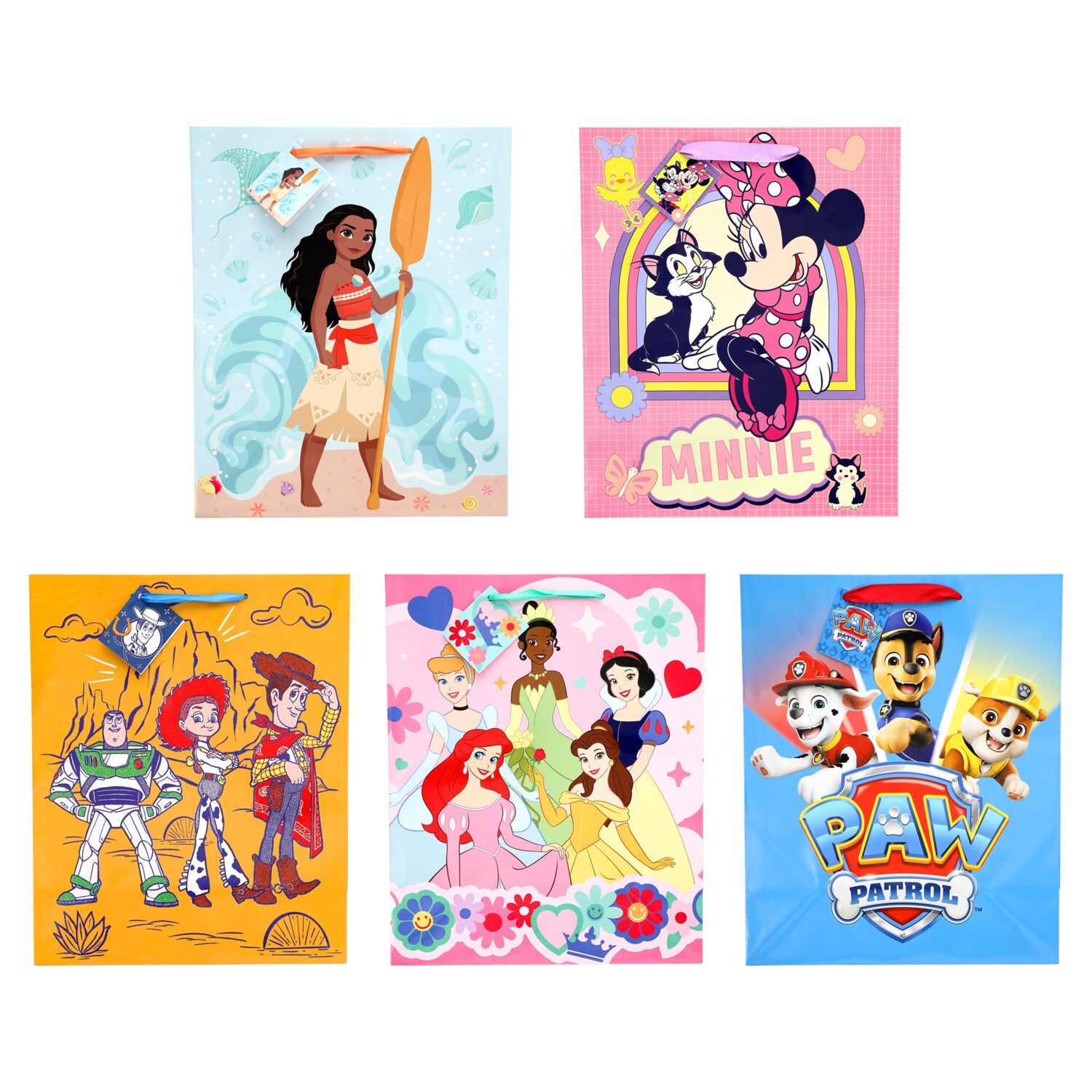 Voila Large Licensed Character Gift Bags — coming to Dollar Tree Oct 30, 2026