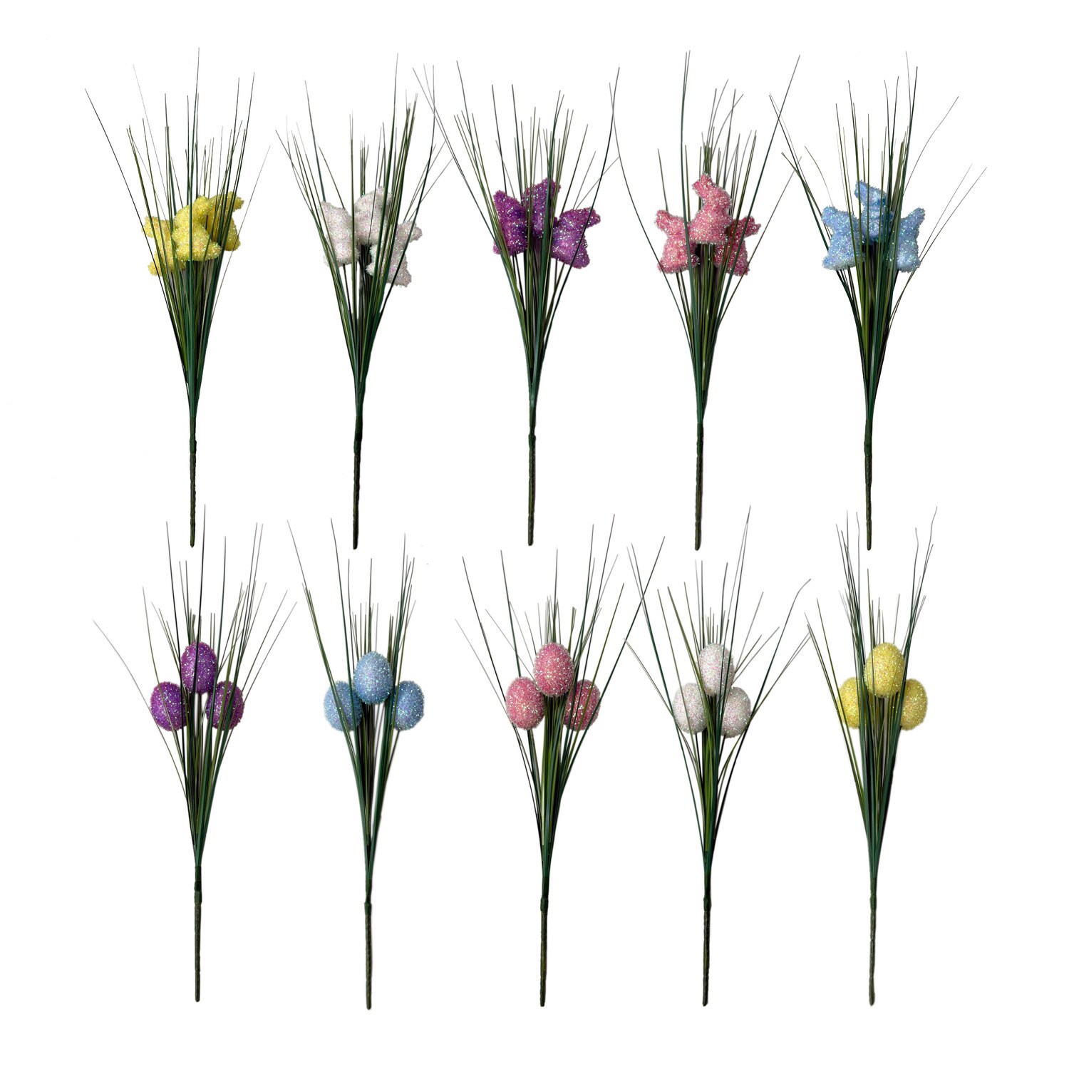 Artificial Easter Egg Onion Grass Bushes — coming to Dollar Tree Nov 18, 2026