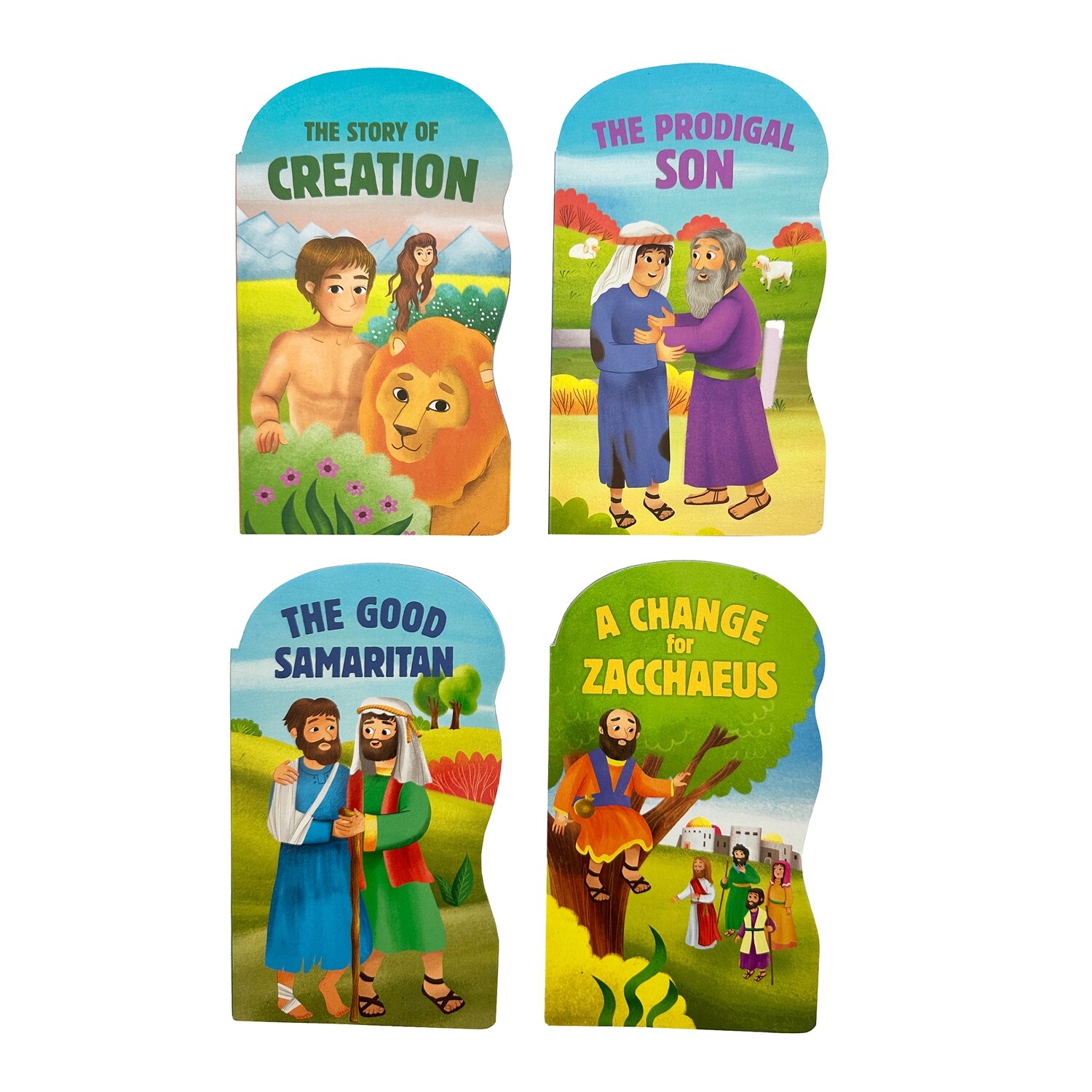 Die-Cut Bible Board Books, 5x8.75 in. — coming to Dollar Tree Oct 23, 2026