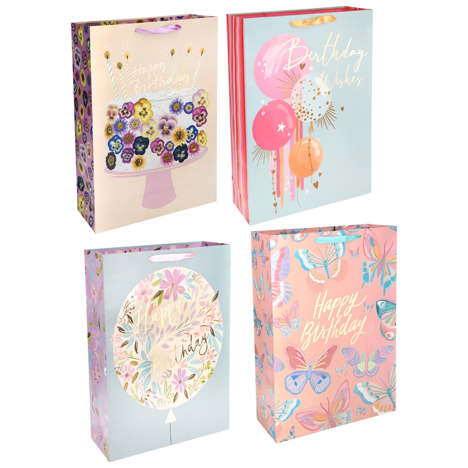 Extra Large Feminine Birthday Gift Bags, 18x13x5 in. — coming to Dollar Tree Nov 13, 2026