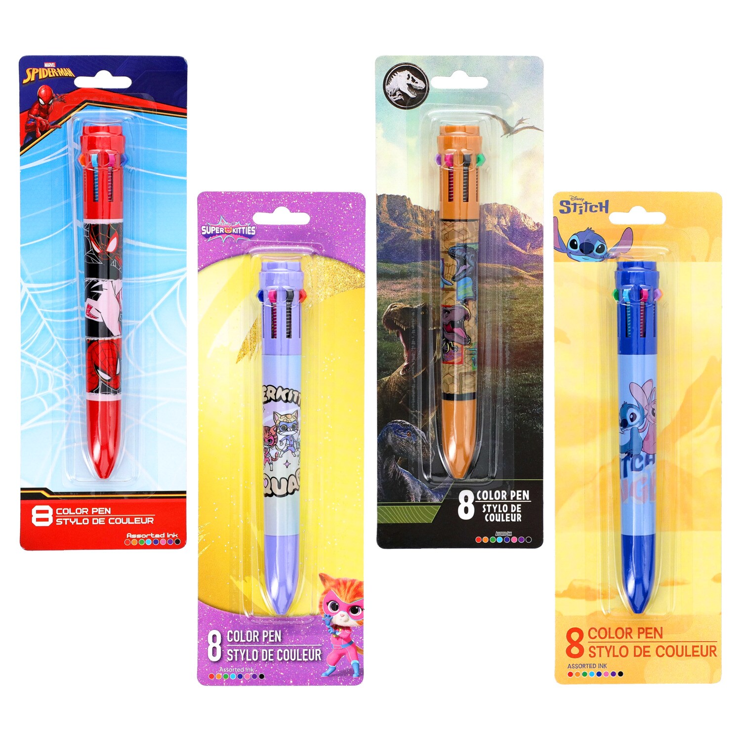 Children's Licensed Character Multicolor Pens — coming to Dollar Tree Aug 21, 2026