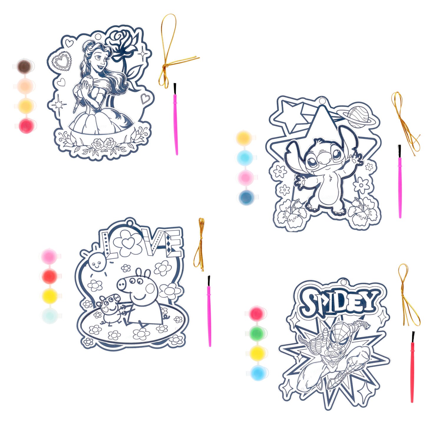 Licensed Character Plastic Suncatchers, 4.75x5.625 in. — coming to Dollar Tree Oct 30, 2026