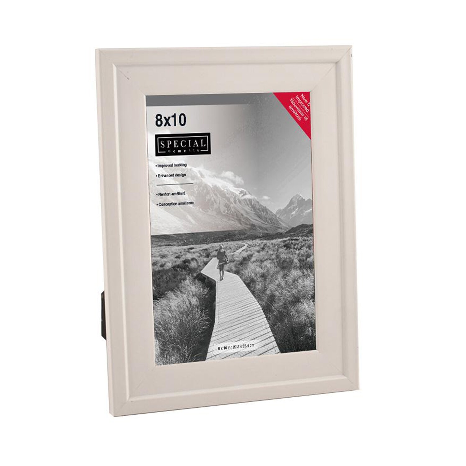 Special Moments 8x10 White Photo Frame — coming to Dollar Tree Aug 21, 2026