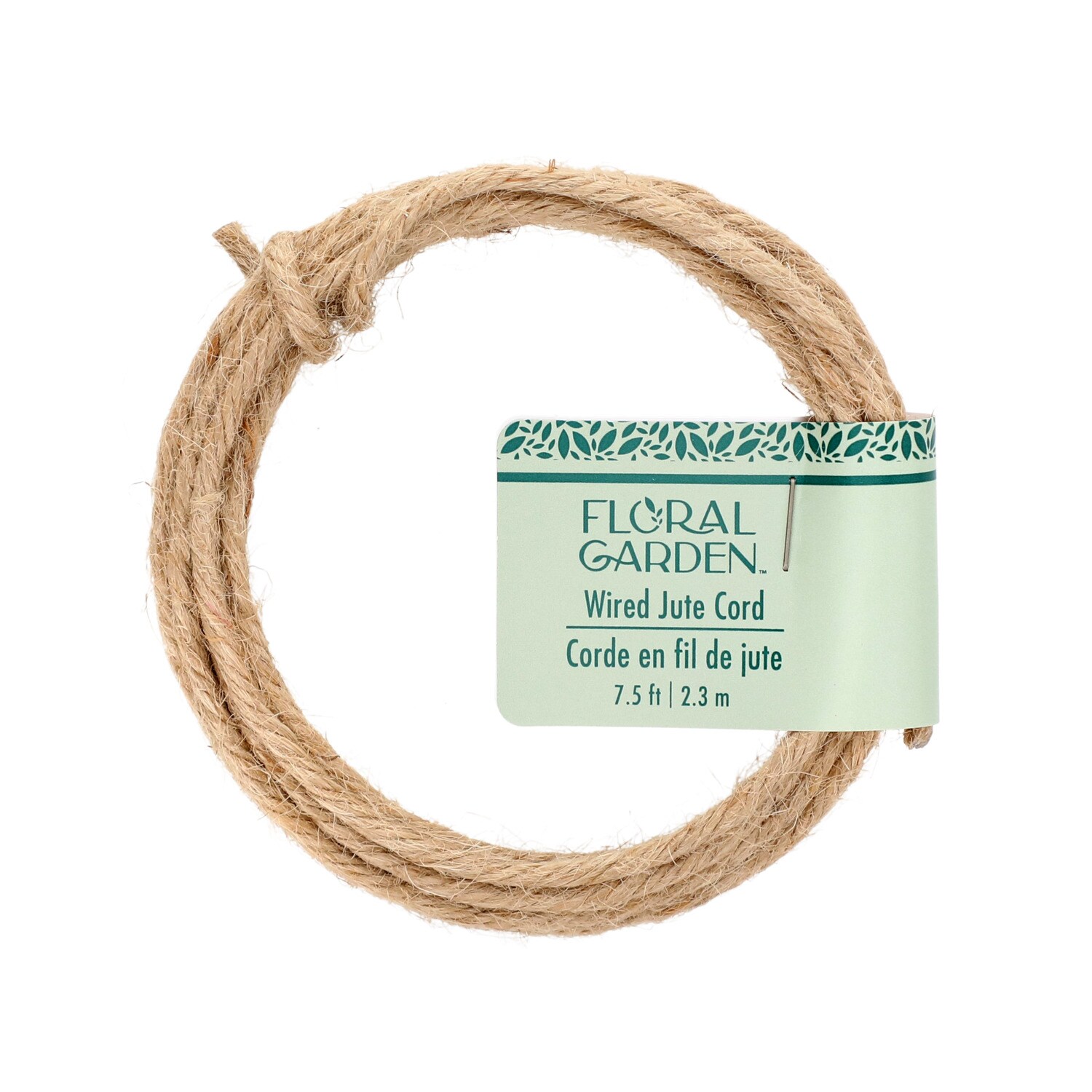 Floral Garden Wired Jute Cords, 7.5 ft. — coming to Dollar Tree Aug 28, 2026