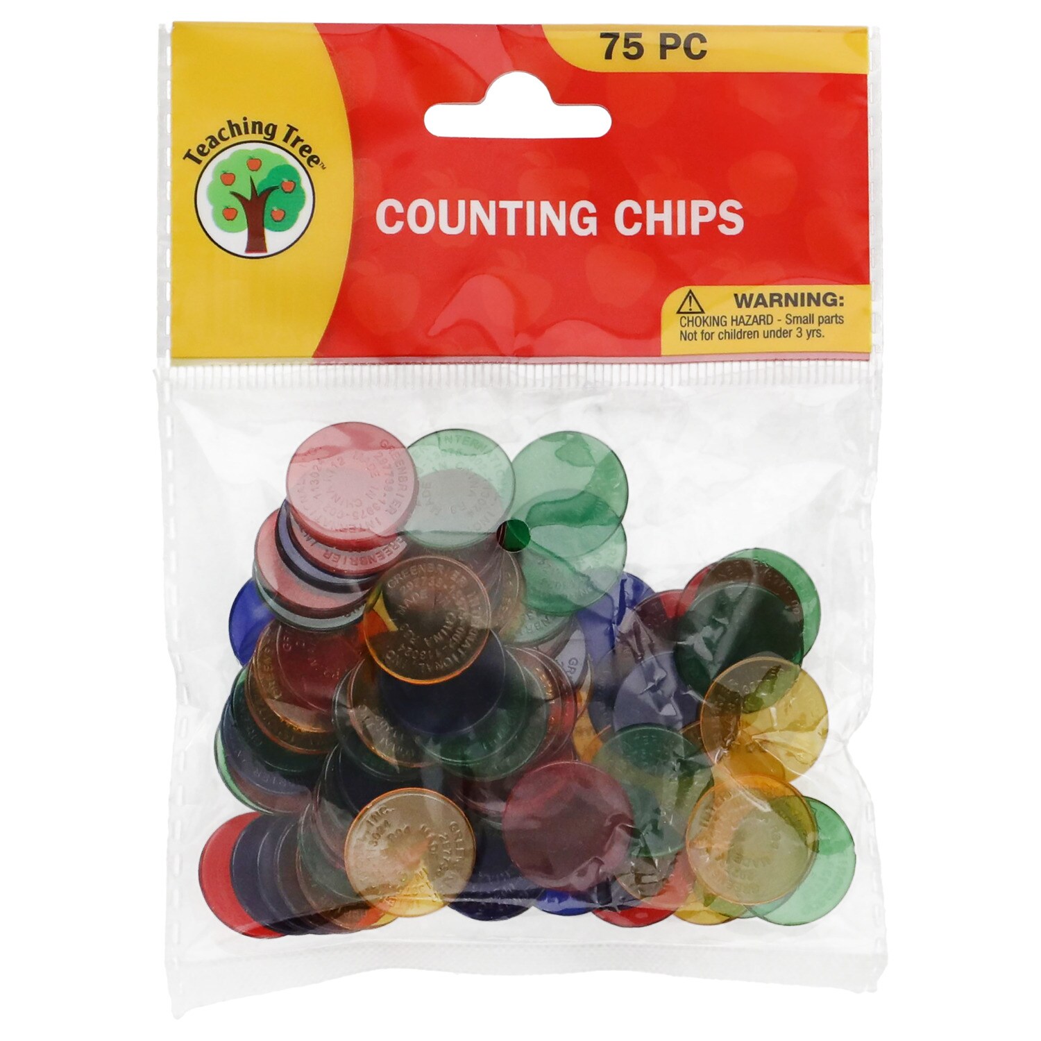 Teaching Tree Counting Chips, 75-ct. Packs — coming to Dollar Tree Oct 2, 2026