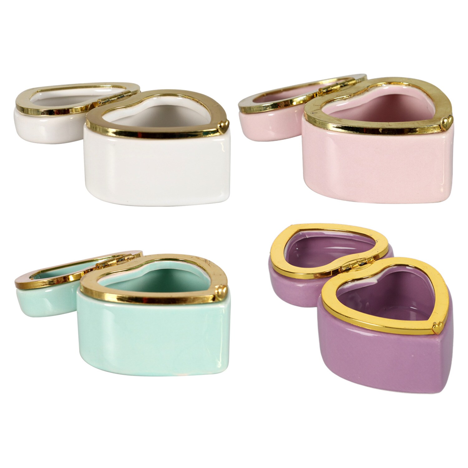 Heart-Shaped Trinket Boxes with Lids, 3.125x4.875x2.5 in. — coming to Dollar Tree Sep 18, 2026