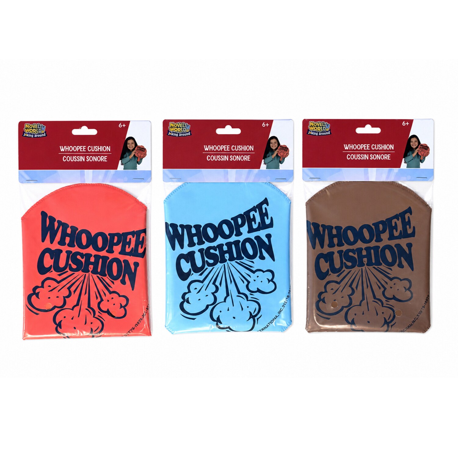 Joking Around Whoopee Cushions, 8 in. — coming to Dollar Tree Oct 28, 2026