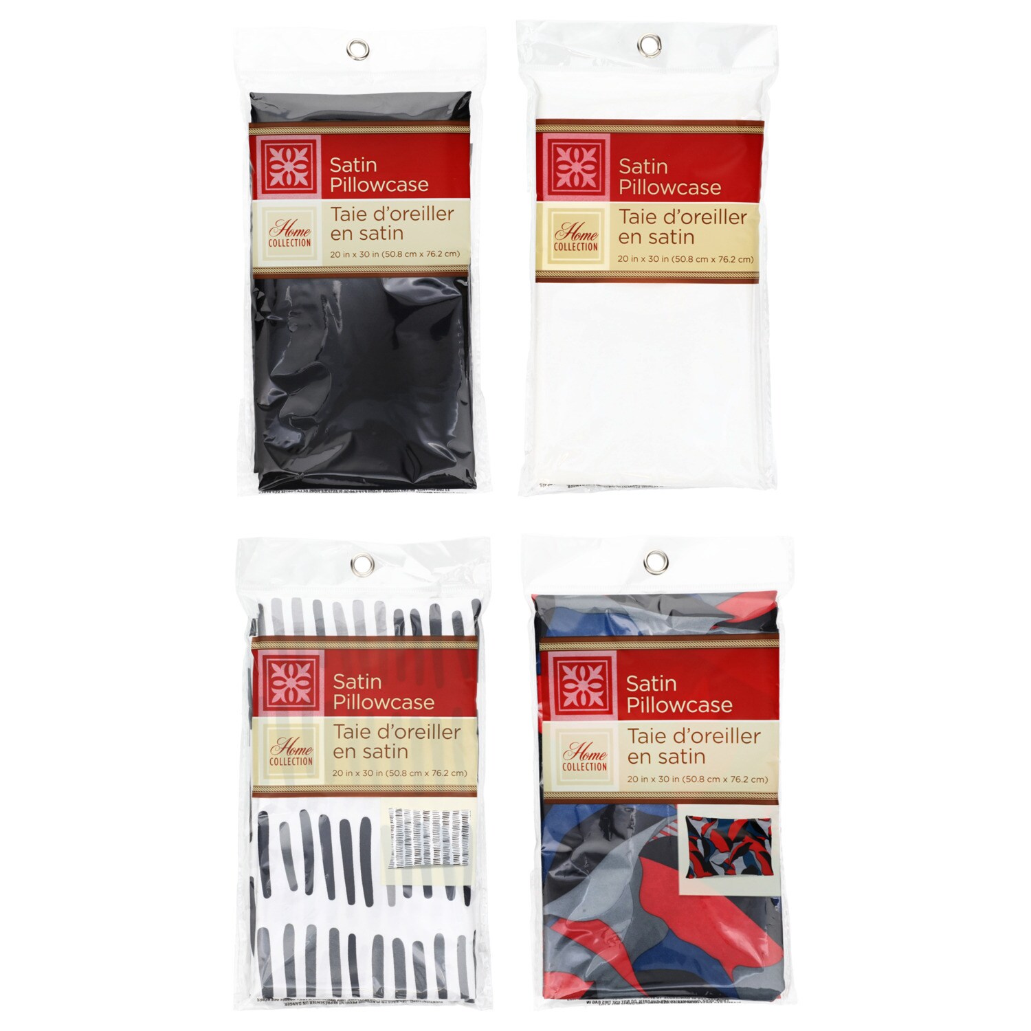 Home Collection Satin Pillow Cases, 20x30 in. — coming to Dollar Tree Aug 21, 2026