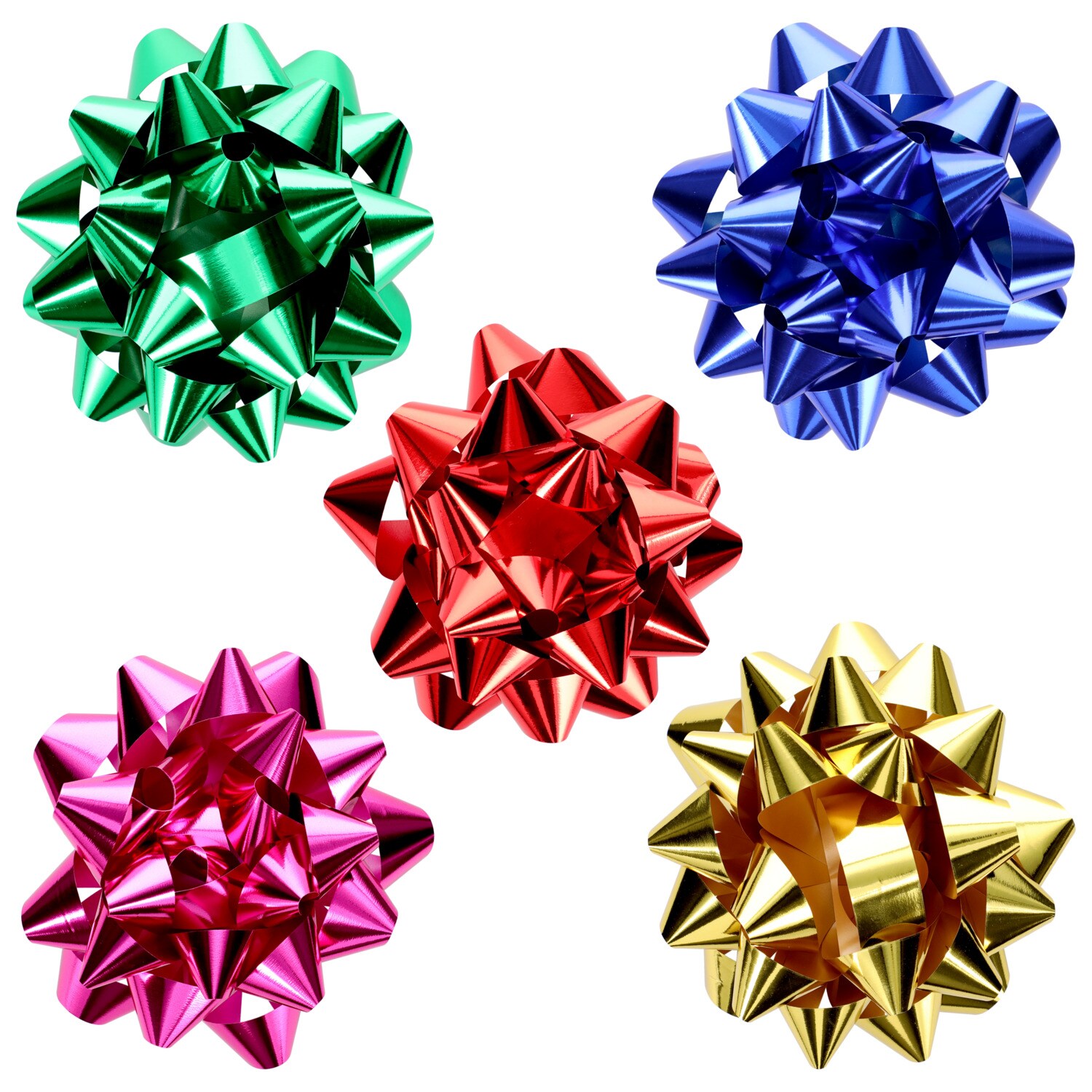 Voila Metallic Looping Gift Bows, 7.75x3.125 in. — coming to Dollar Tree Nov 17, 2026